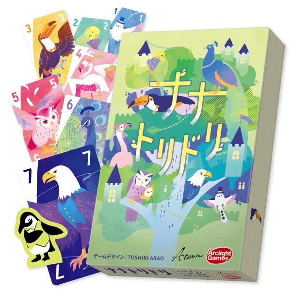 Arclight Nanatoridori Board Game with English Rules for 2-6 Players Ages 6+ from Japan 10-20 Min Playtime