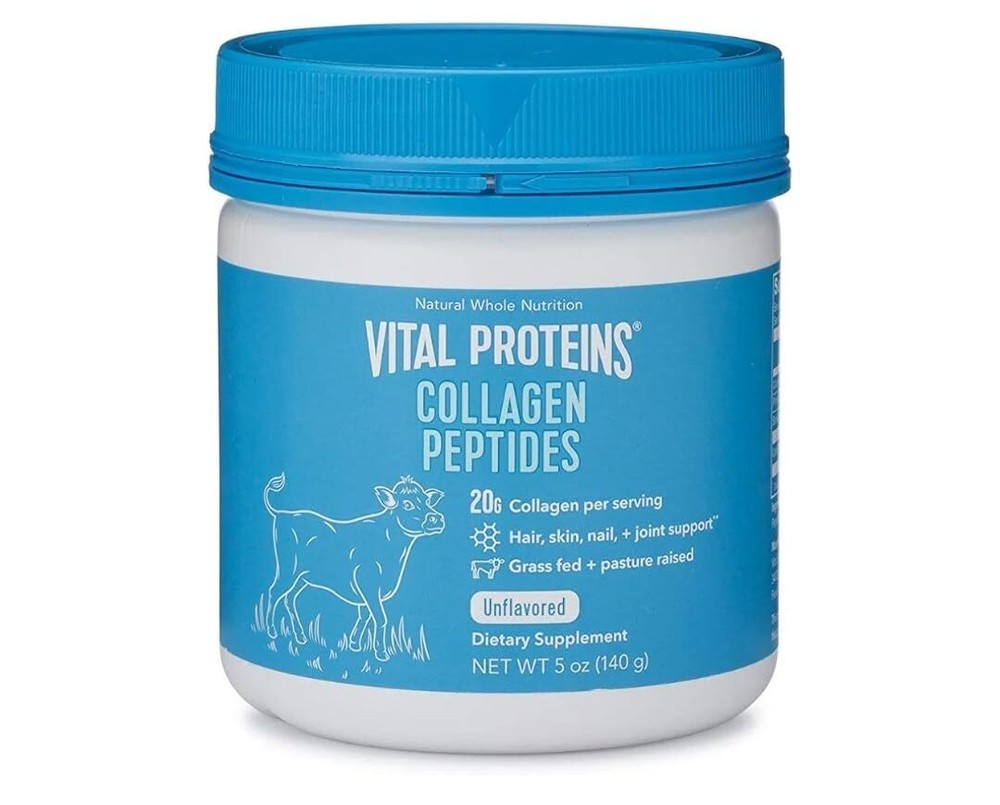 Grass Fed Collagen Peptides Powder Supplement Type I III for Skin Hair Nail J...