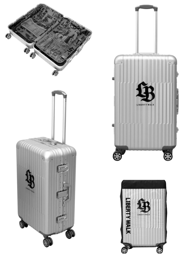 LIBERTY WALK Trunk L Size Silver Suitcases B34-SLL