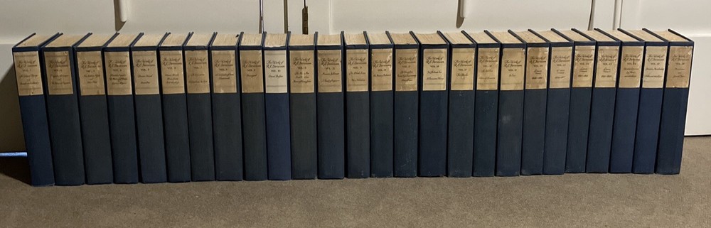 THE WORKS OF ROBERT LOUIS STEVENSON 26 Volume Vailima Ed.#958/1060-With Sleeves