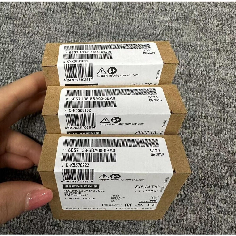 New Siemens 6ES7138-6BA00-0BA0 6ES7 138-6BA00-0BA0 SIMATIC ET 200SP