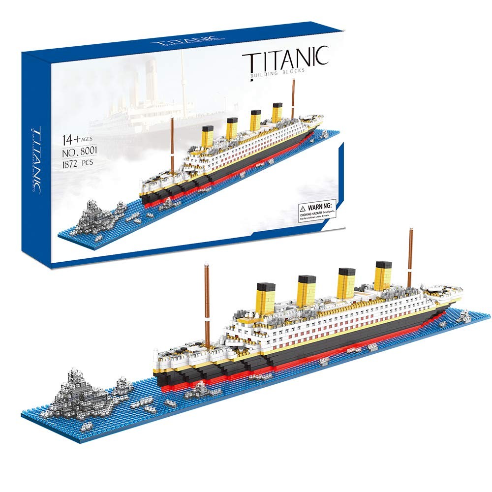 Titanic Micro Building Blocks Model Kit for Adults – 2460 Pieces