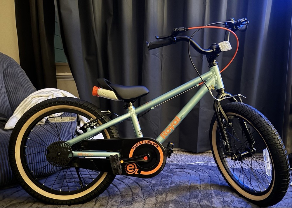 RoyalBaby EZ 14 ” Kids Bike Lightweight Aluminum 2-in-1 Balance Pedal Brand New