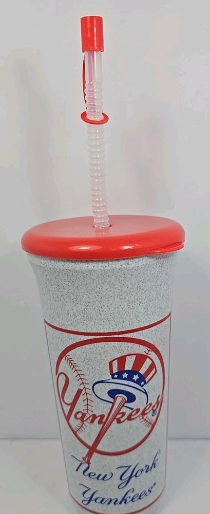 1997 New York Yankees Souvenir Collectors Cup Baseball Patriotic Red White&Blue