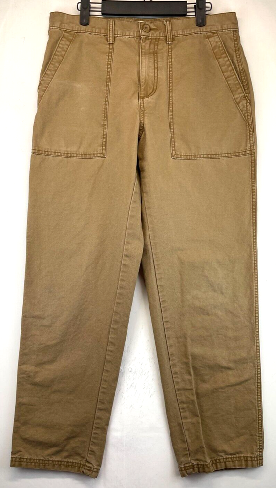 Old Navy Workwear Pants Men’s 32 x 32 - Brown - Canvas - Loose Taper (2231)