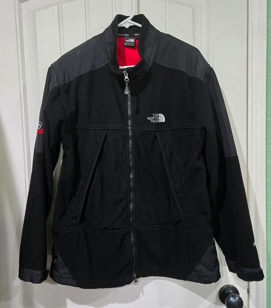 Men's The North Face Summit Series Windstopper Black Fleece Jacket Size LARGE