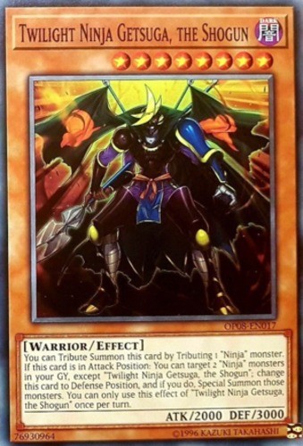Twilight Ninja Getsuga the Shogun OP08-EN017 Common Unlimited M