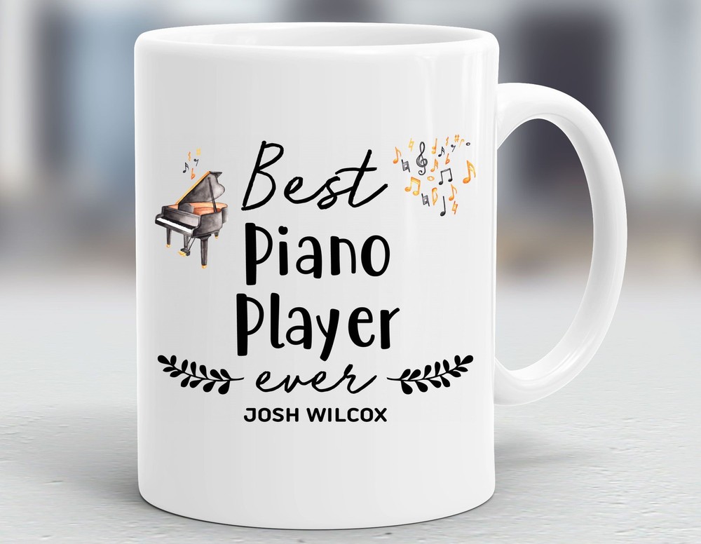 Personalized Piano Player Mug Piano Player Gift Gift Ideas For Piano Player