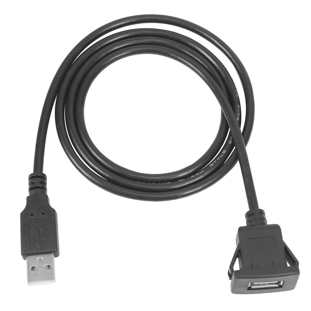Flush Mount USB Male to Female Car Dashboard Extension Cable