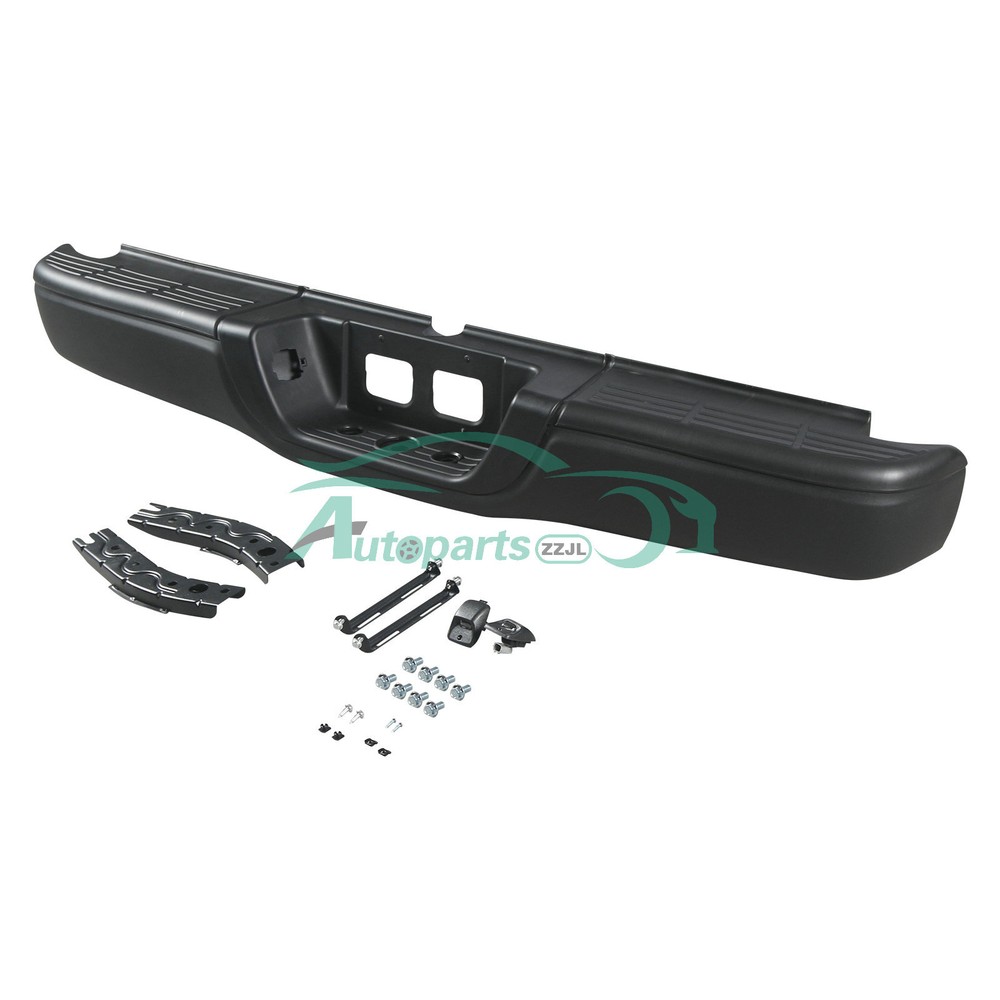 Nuevo conjunto de parachoques trasero cromado para Toyota Tundra 2000-2006 con platón estándar