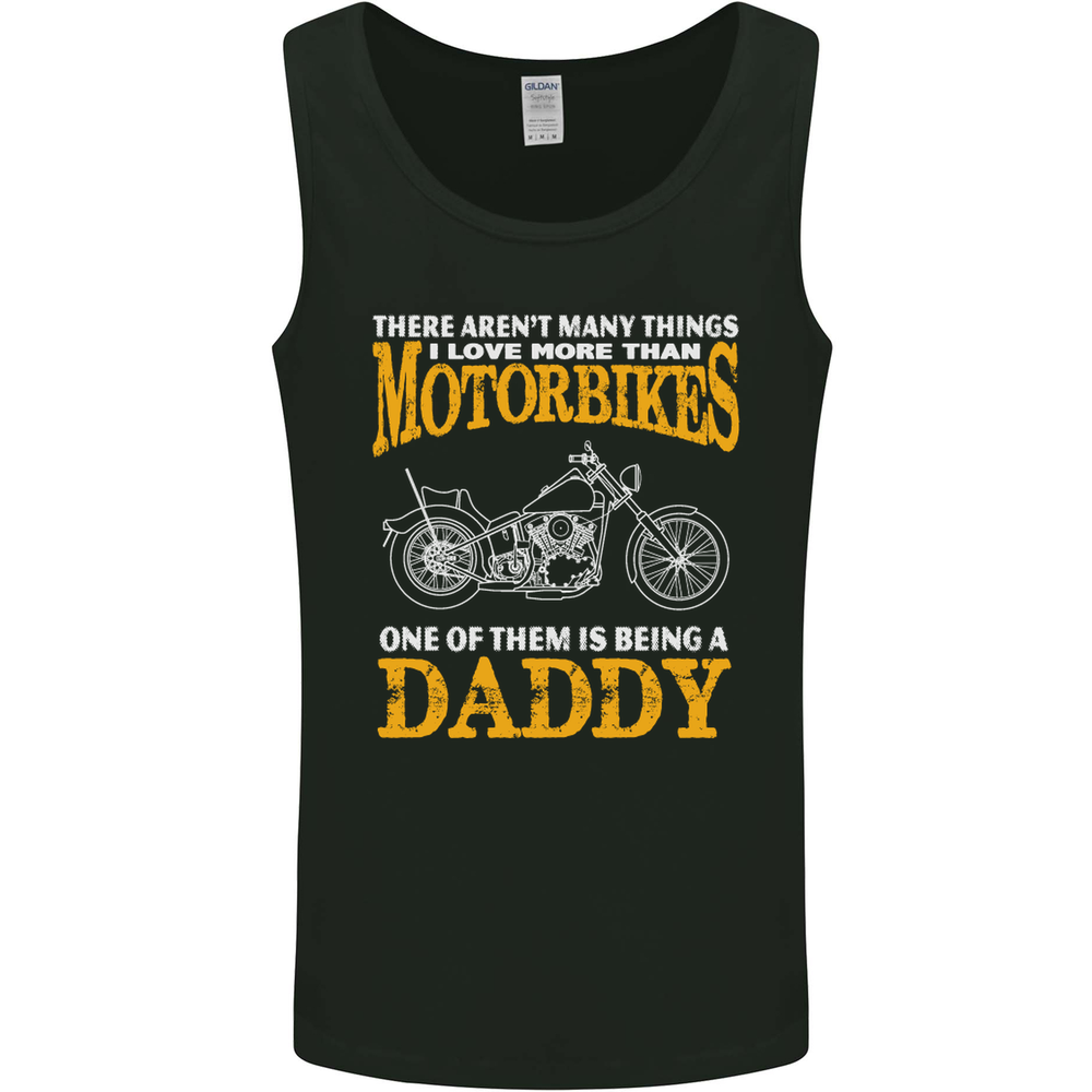 Being a Daddy Biker Motorcycle Motorbike Mens Vest Tank Top