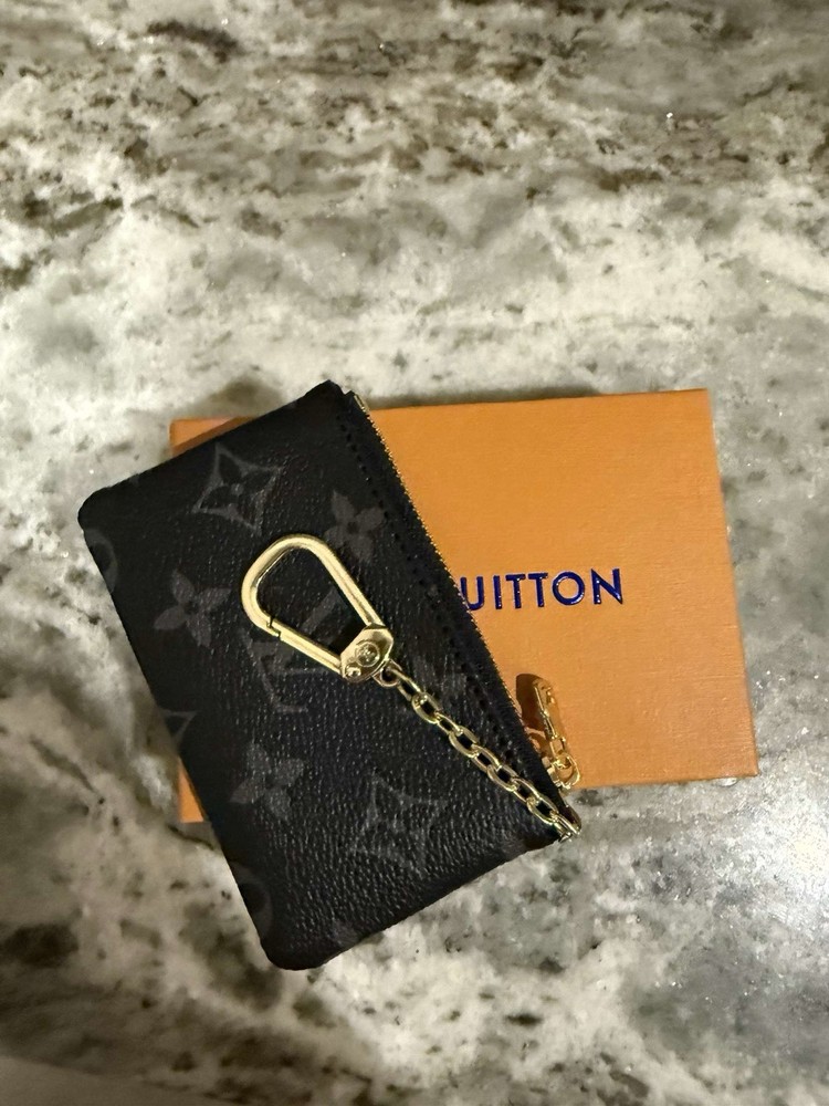 Black Louis Vuitton Key Pouch