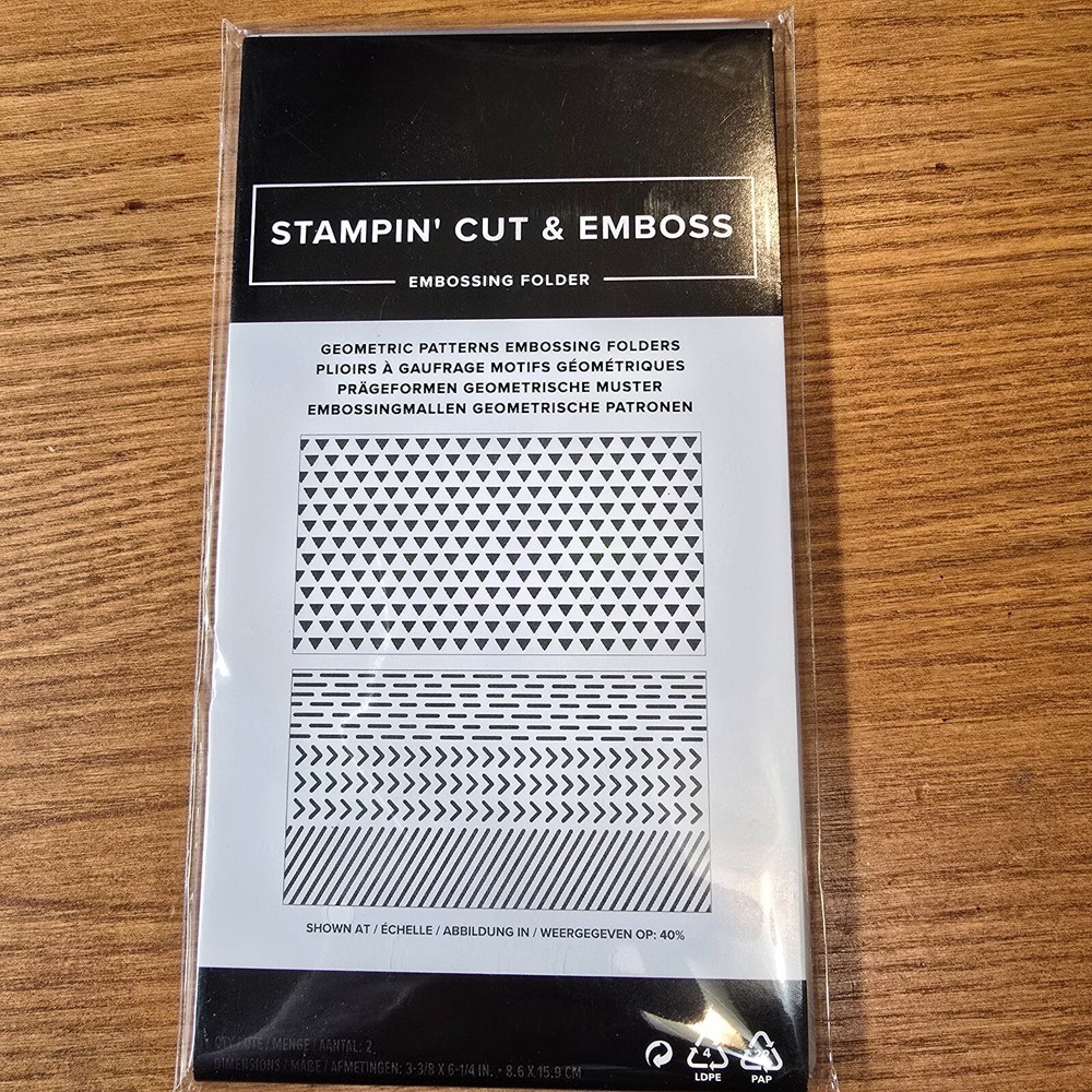 Stampin' Up! Geometric Patterns Embossing Folders