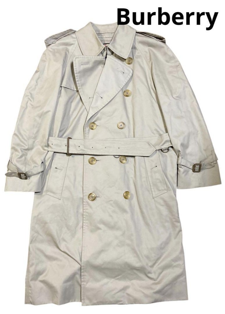 Burberry Trench Coat Beige Nova Check With Belt