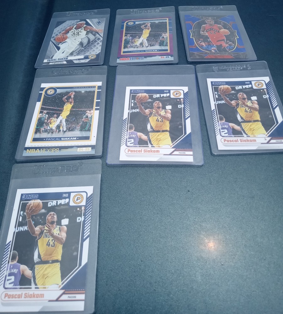 Pascal Siakam 7-Card Lot Mint Condition Indiana Pacers NBA