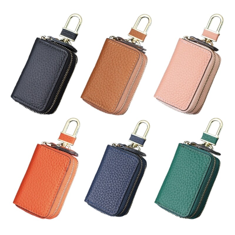 Universal Leather Car Key Case Cover Holder Wallet Fashionable Design  