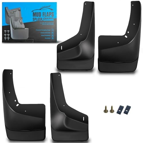 4 Pack Truck Mud Flaps Splash Guards Fit for Chevy Avalanche 01–06, Silverado 99