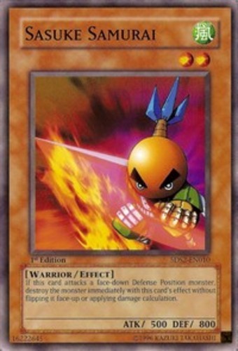 Sasuke Samurai 5DS2-EN010 Common 1st Edition LP 5Ds Starter Deck Card