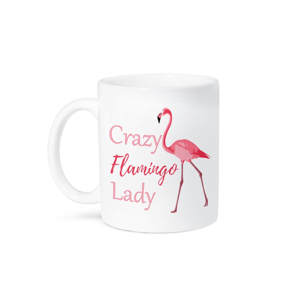 Crazy Flamingo Lady Mug for Flamingo Lovers