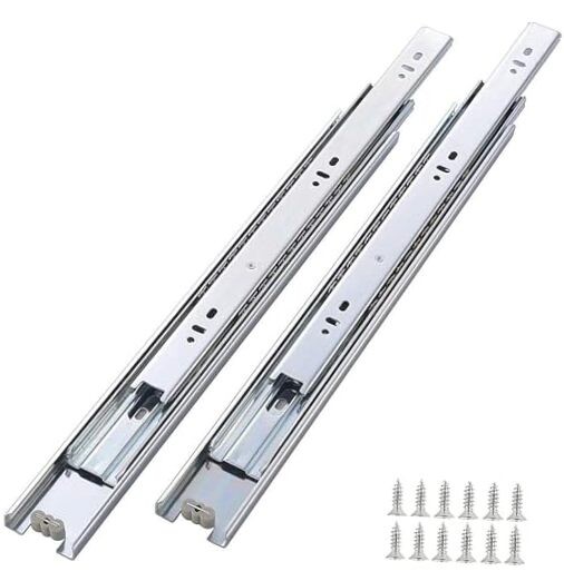 20-Inch Full Extension Side Mount Ball Bearing Drawer Slides 1 Pair-image