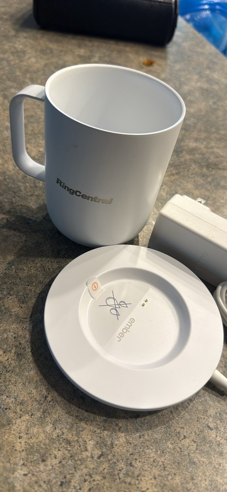 Ember 10oz Smart Mug 2 with Temperature Control 80 Min Battery App Adjustable White