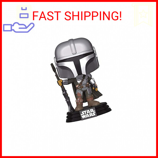 Funko Pop! Star Wars: The Mandalorian Action Figure, The Mandalorian Vinyl Bobbl