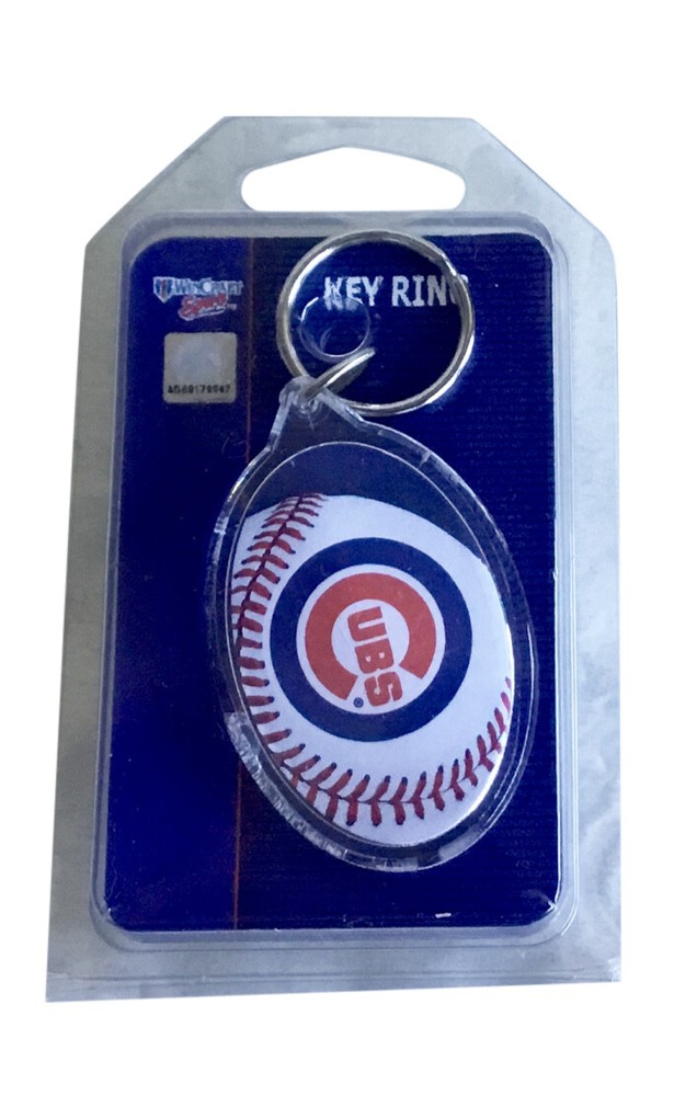 Chicago Cubs 3 Inch Acrylic Key Ring Wincraft Sports - New
