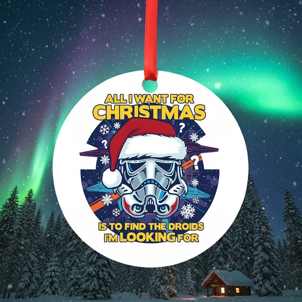 Funny Star Wars Stormtrooper Christmas Ornament  - Secret Santa Gift Decoration