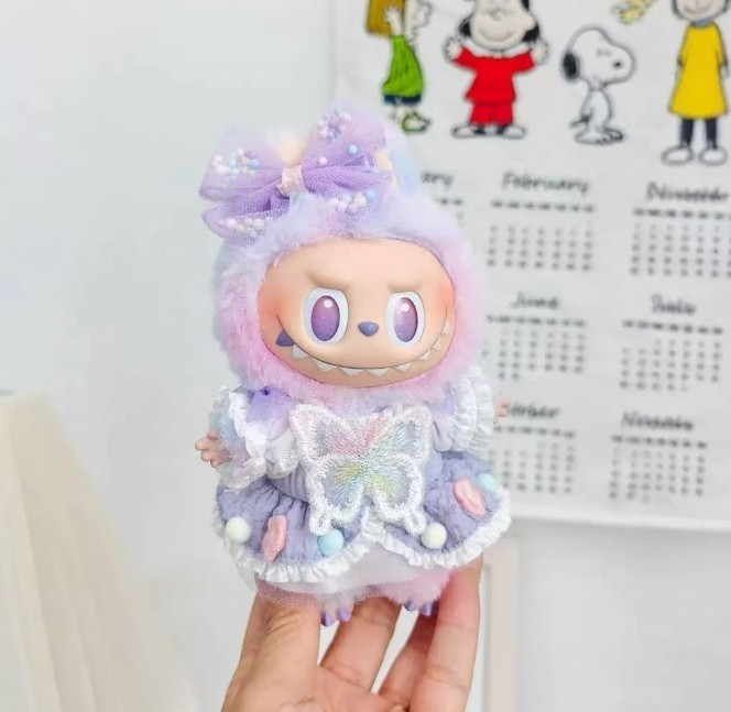No Dolls Set For POP MART LABUBU The Monsters Plush Doll Replacing Clothes Dress