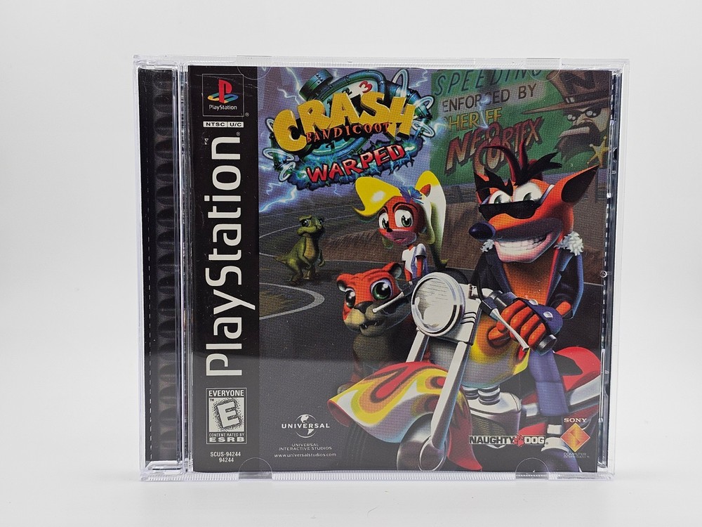Sony Playstation 1 PS1 Crash Bandicoot Warped CIB Cleaned & Tested
