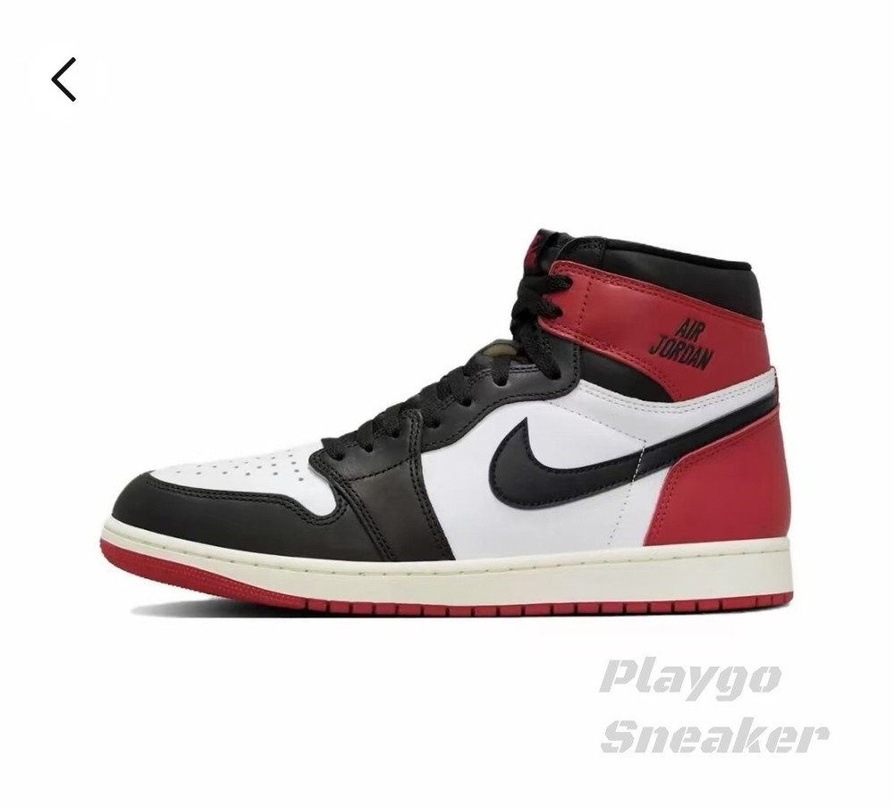 Jordan 1 Retro High OG Black Toe Reimagined Men EU43 US9.5 27.5cm