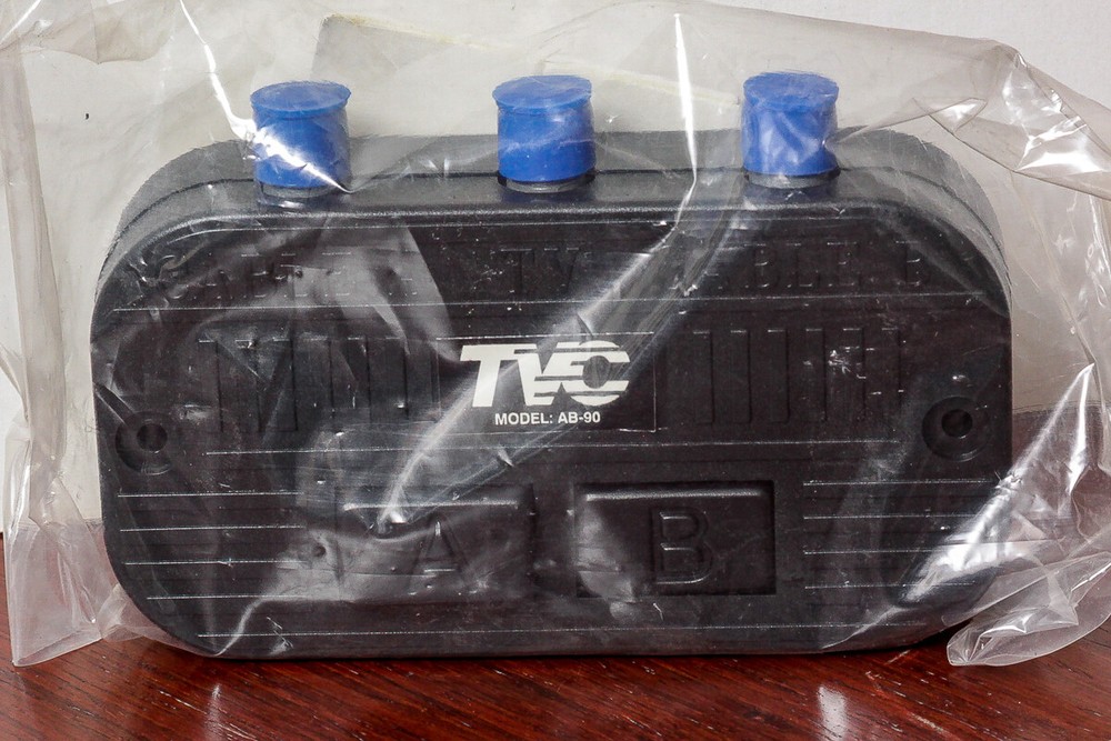 TVC AB-90 Switch FOR TV A / B Switch Coax Cable Antenna 75 ohm