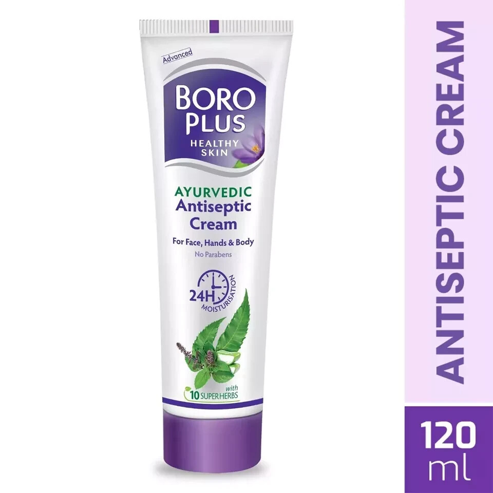 Himani Boro Plus Ayurvedic Healthy Skin Care Cream 120 ML, Free Shipping