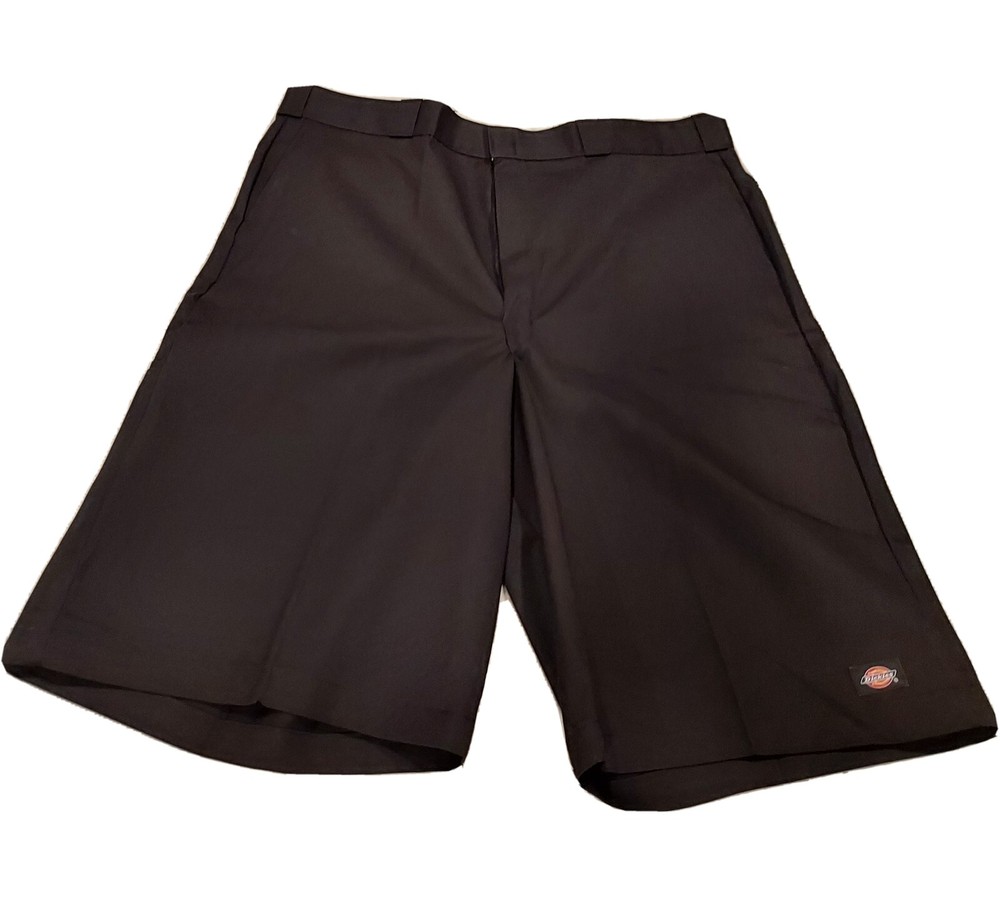 Dickies Mens Size 42 Loose Fit Work Shorts with Cell Phone Pocket in Black