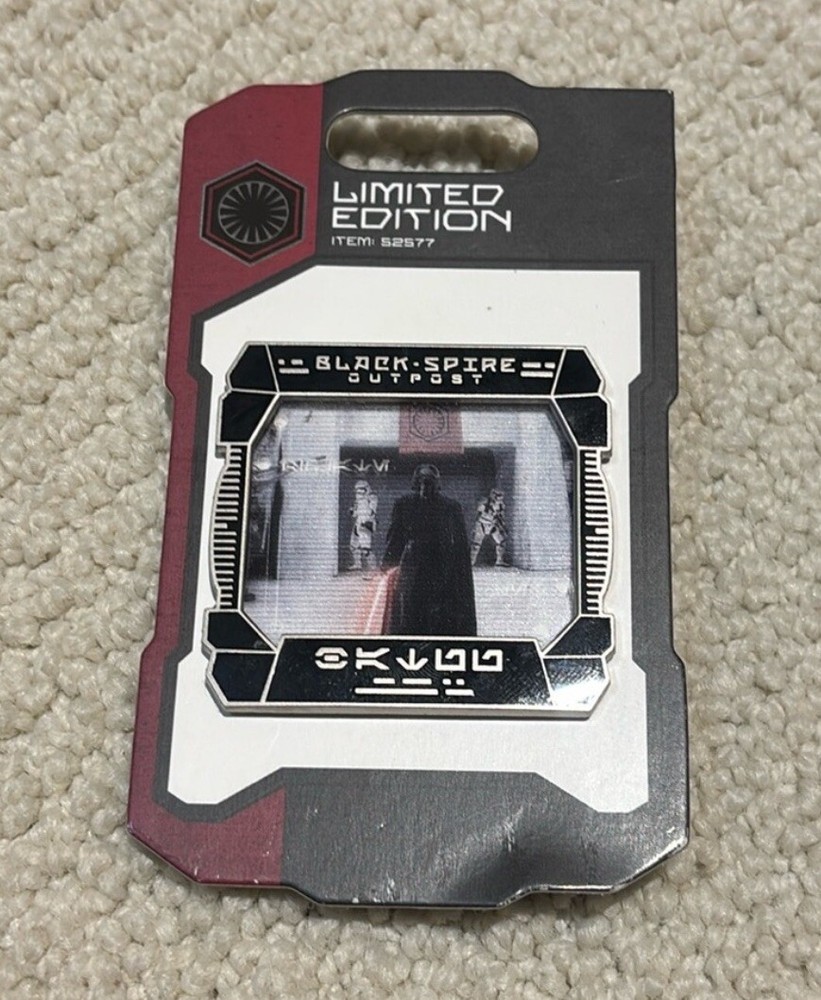 DISNEY STAR WARS BLACK SPIRE OUTPOST KYLO REN LE 1500 PIN NEW LIMITED EDITION