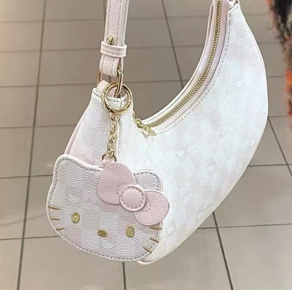 Miniso Leather Hello Kitty Shoulder Bag