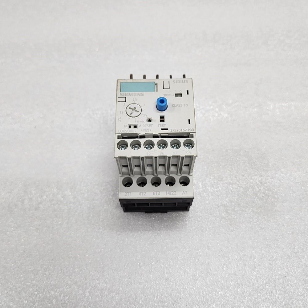 SIEMENS SIRIUS 3RB2016-1PB0 OVERLOAD RELAY 1-4A