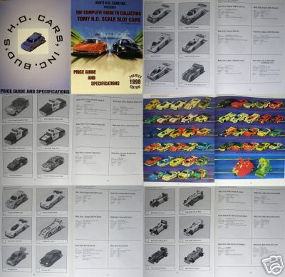 1998 TOMY AFX Color Collectors Guide HO Slot Car Catalog 73p 8x11 Budano Referen