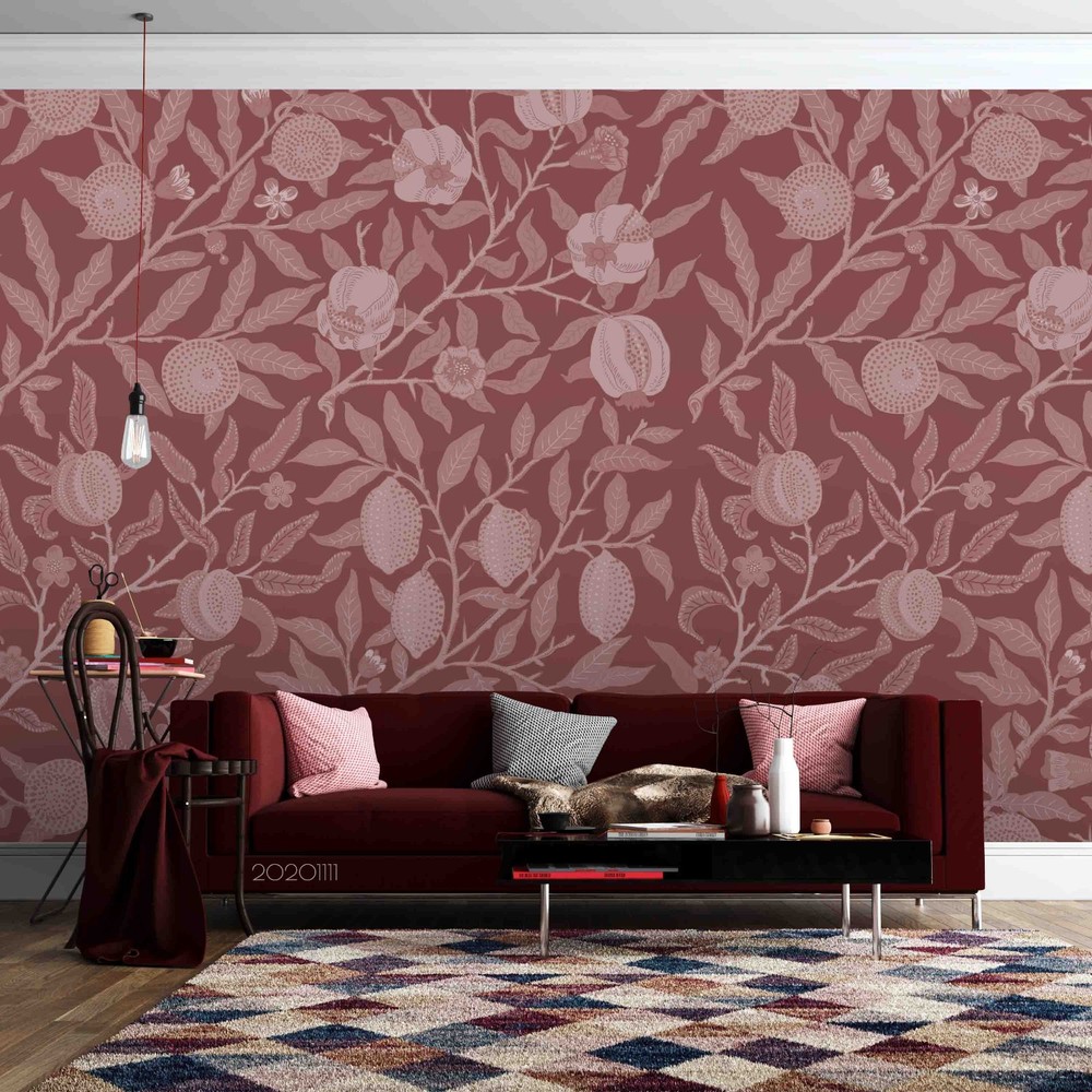 3D Fruit Pomegranate Pattern Wall Murals Wallpaper Murals Wall Sticker 3