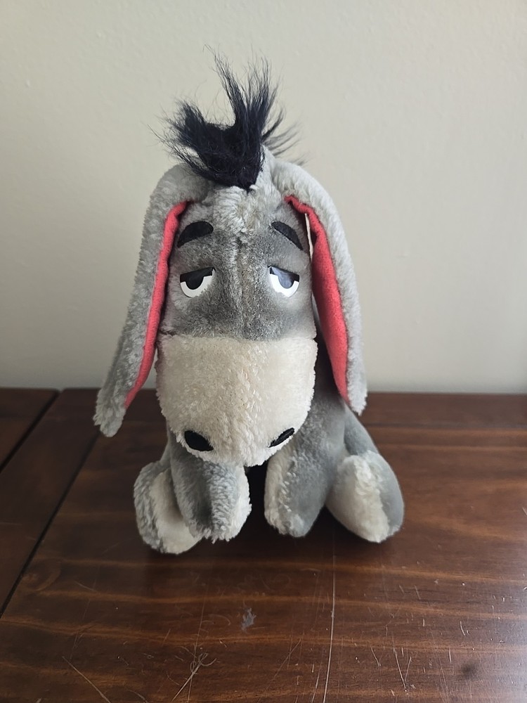Vintage Eeyore 7” Plush Disneyland Walt Disney World Winnie The Pooh