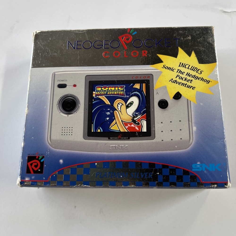 Neogeo Pocket Color:Sonic The Hedgehog Pocket Adventure -platinum Silver