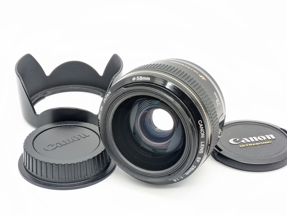 Video*[Exc+4] Canon EF 28mm f/1.8 USM Wide Angle Prime Lens JAPAN 01 #1 day ship-image