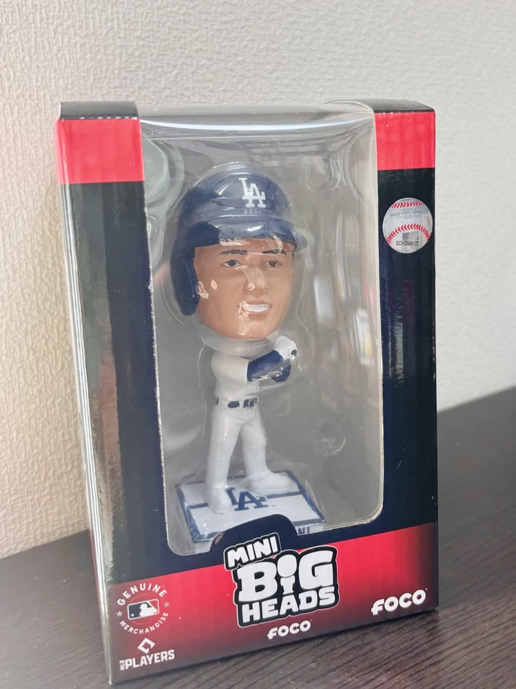 YOSHINOBU YAMAMOTO LA DODGERS BIG HEAD BOBBLEHEAD FOCO White Home Los Angeles