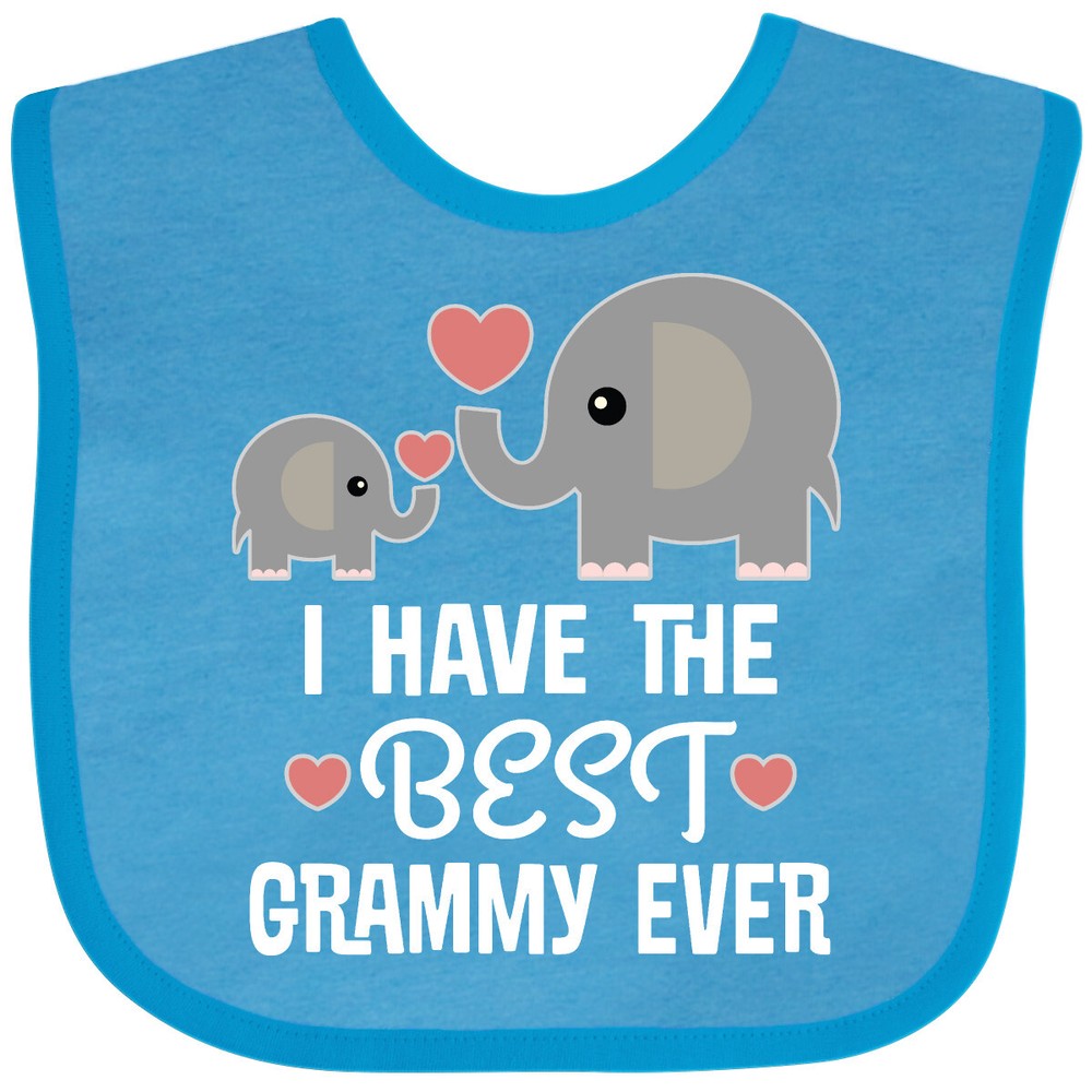 Inktastic Grandkids Best Grammy Ever Baby Bib Worlds Grandson Granddaughter Boys