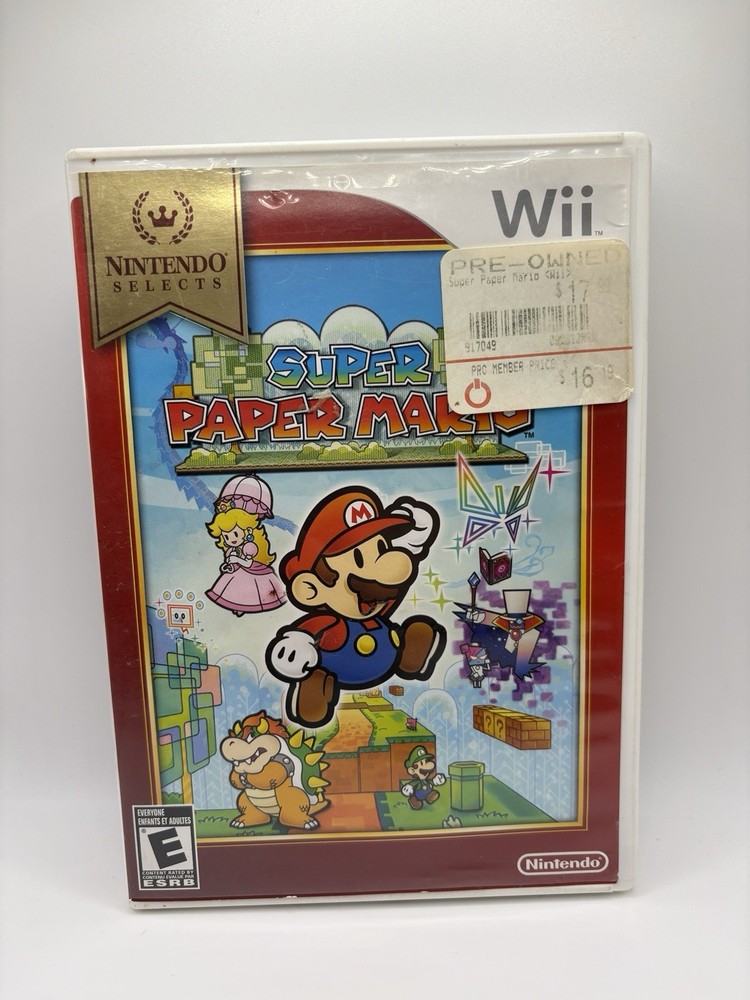 Super Paper Mario - Nintendo Wii CIB