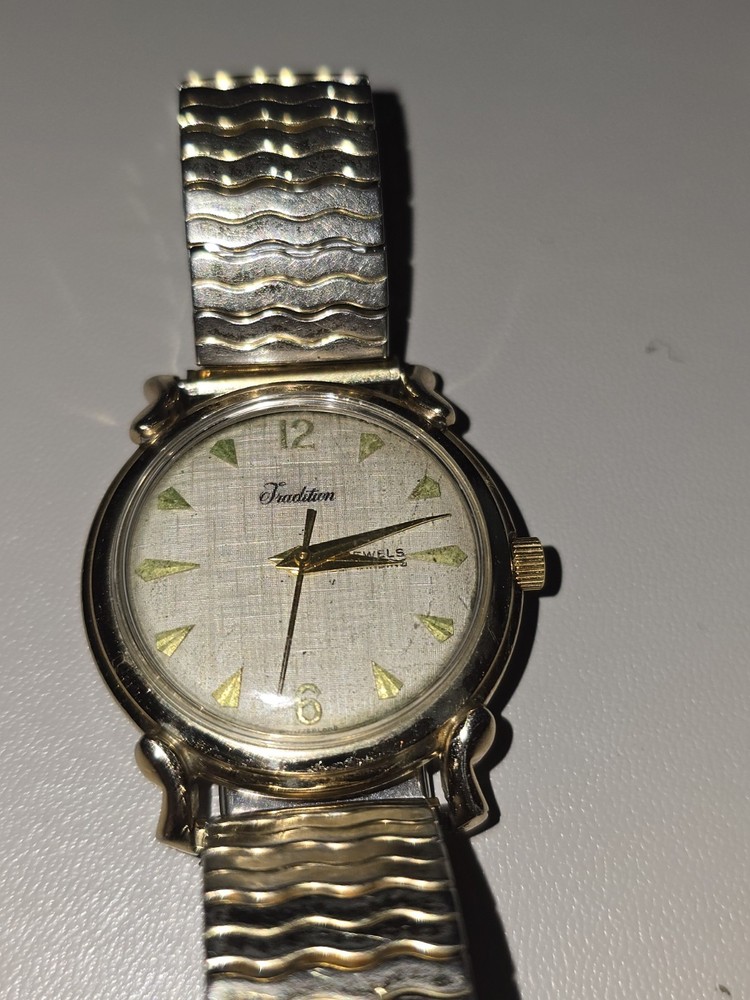 VINTAGE TRADITION BY SEARS ROEBUCK 41J AS1901 SELF-WINDING SWISS MEN'S WATCH