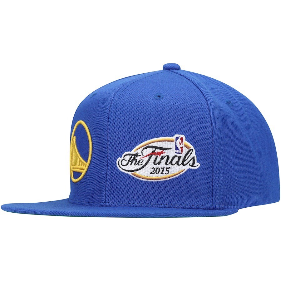 Mitchell & Ness Golden State Warriors 2015 Finals Adjustable Snapback Hat Cap