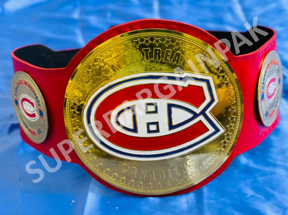 Montreal Canadians Ice Hockey Championship Belt Adult size