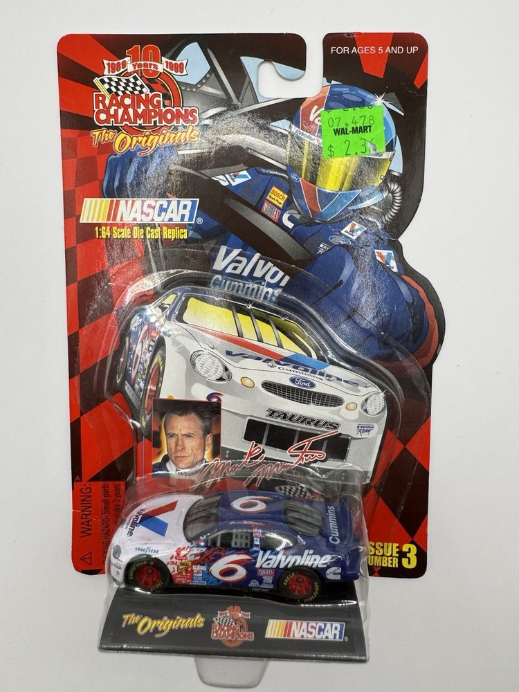 Mark Martin #6 Valvoline Ford Taurus Car (Nascar)(1999)(Racing Champions)