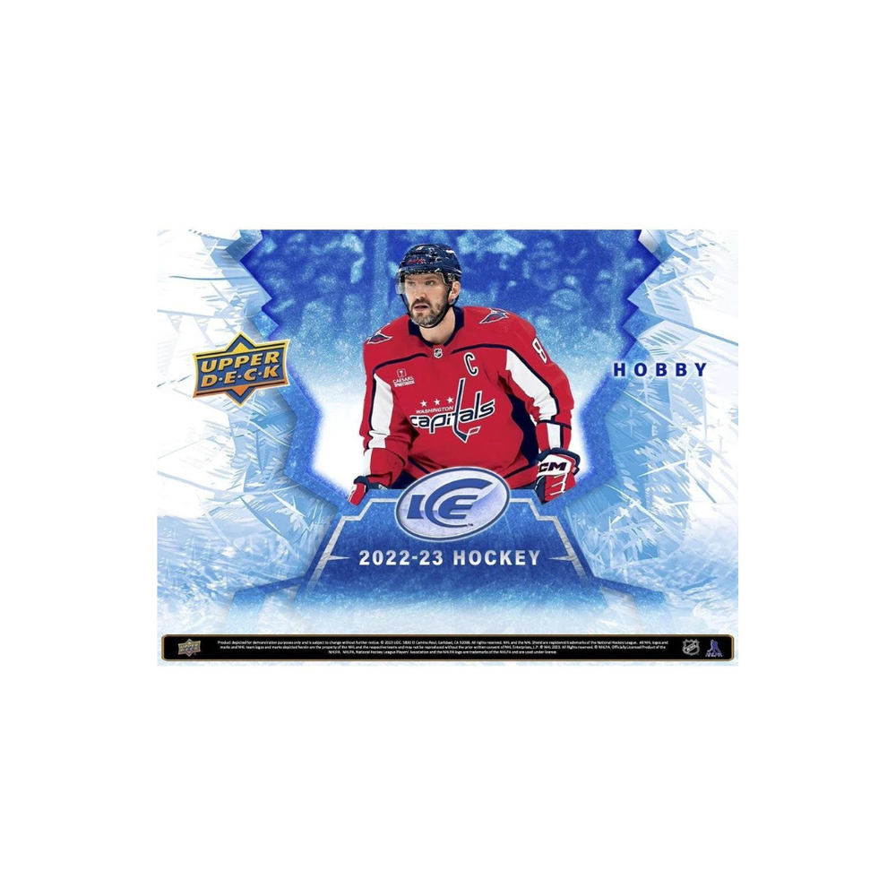2022-23 Upper Deck Ice Hockey Hobby Box - 24 Packs with Autos & Memorabilia